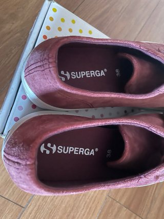 Superga 38 Platform Rosse/Viola Suede