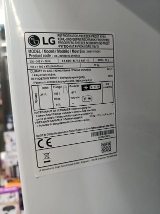 ♤Nevera LG Smart Inox 186x60 Combi Nofrost♤