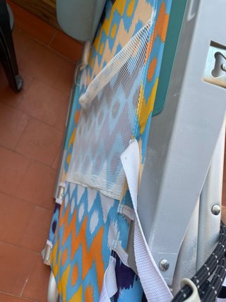 Silla de jardín/playa multicolor