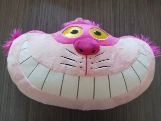 Peluche cojín Gato Cheshire Disney Rosa Brillante