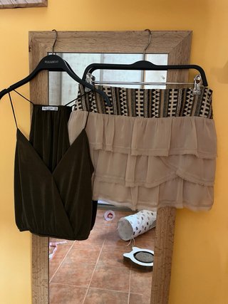 Conjunto Top y Falda Talla M