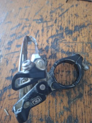 Desviador Shimano Deore con palanca cambio