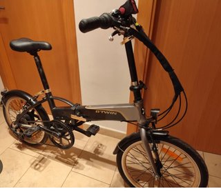 Bicicleta Eléctrica Plegable Btwin Hoptown 500