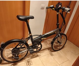 Bicicleta Eléctrica Plegable Btwin Hoptown 500