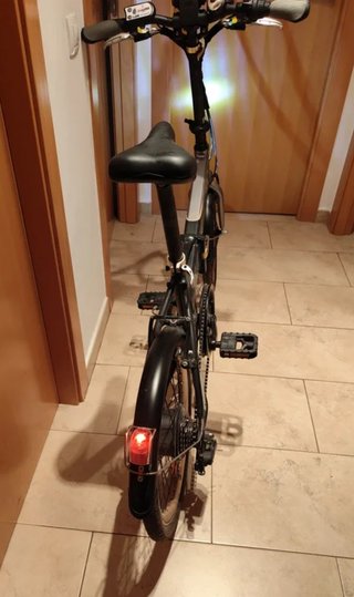 Bicicleta Eléctrica Plegable Btwin Hoptown 500