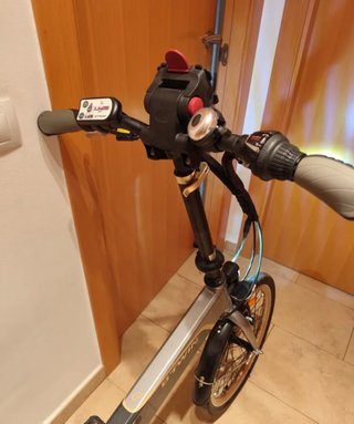 Bicicleta Eléctrica Plegable Btwin Hoptown 500