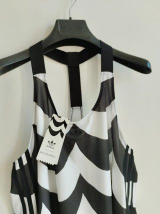 Vestido ADIDAS Talla L Negro/Blanco