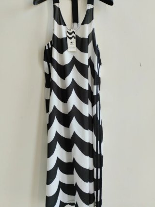 Vestido ADIDAS Talla L Negro/Blanco