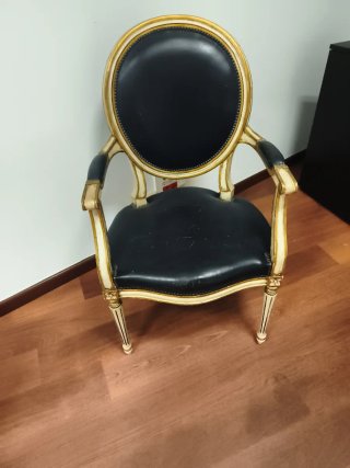 Sillas estilo francés antiguas (2 unidades)