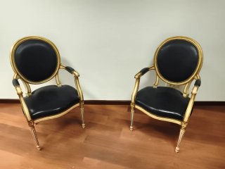 Sillas estilo francés antiguas (2 unidades)