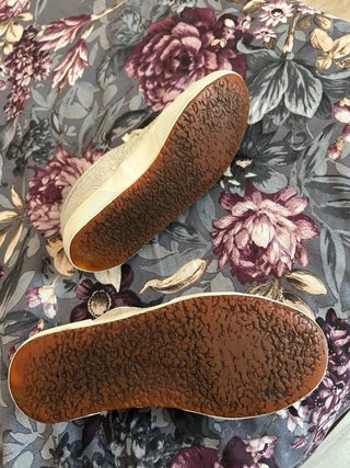 Bambas Superga plateadas
