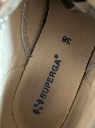 Bambas Superga plateadas
