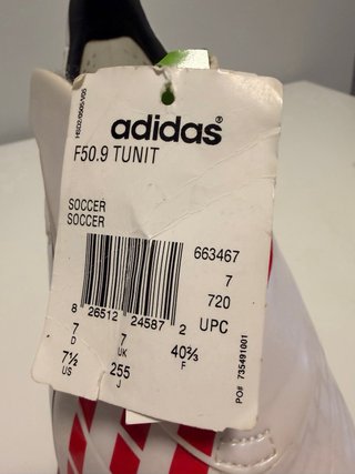 Botas de fútbol Adidas F50 .9 Tunit Talla 40.5