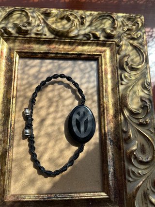 Pulsera Micro Macramé con Colgante Paz