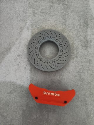 Posavasos Impresión 3D Pinza Brembo