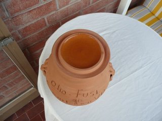 Vaso Terracotta Olio Fusi Sambuca VP