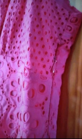 Conjunto Yera Vestido y Chaqueta Talla 46 Fucsia