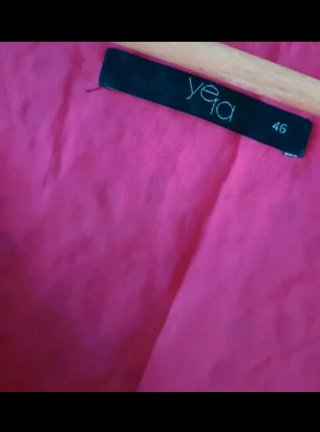 Conjunto Yera Vestido y Chaqueta Talla 46 Fucsia