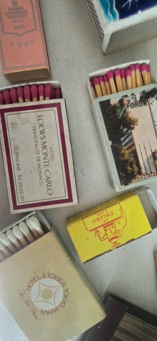Lotto Collezione Fiammiferi e Cerini Vintage