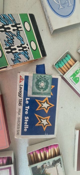Lotto Collezione Fiammiferi e Cerini Vintage