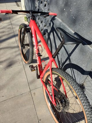 Specialized Epic Hardtail Talla L Roja