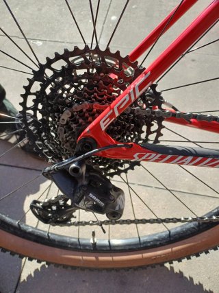 Specialized Epic Hardtail Talla L Roja