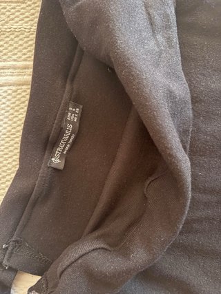 Vestido Negro Stradivarius