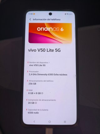 Vivo V50 Lite 5G Oro 256GB