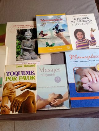 10 Libros Anatomía, Masaje, Técnica Metamórfica