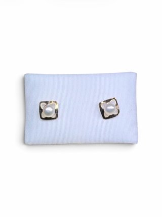 Pendientes Oro 18kt Perla