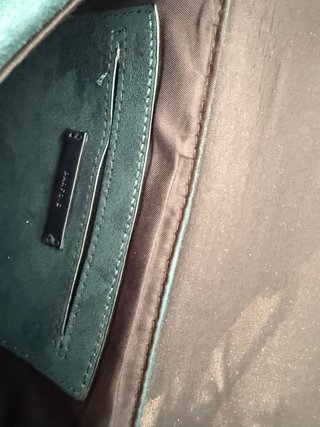 Bolso de ante verde