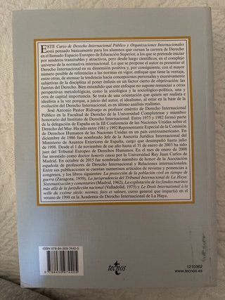 Curso de derecho internacional público y organi...