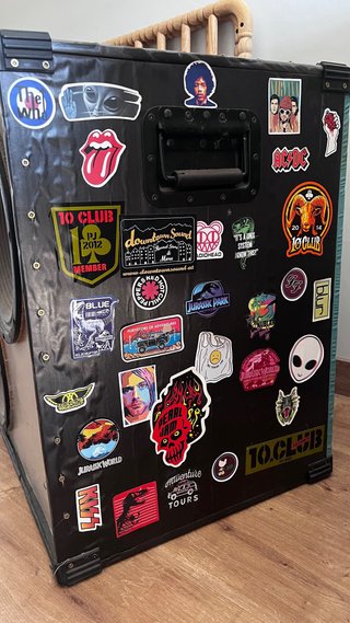 Caja de altavoces guitarra hecha a mano