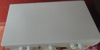 Cocina de gas blanca
