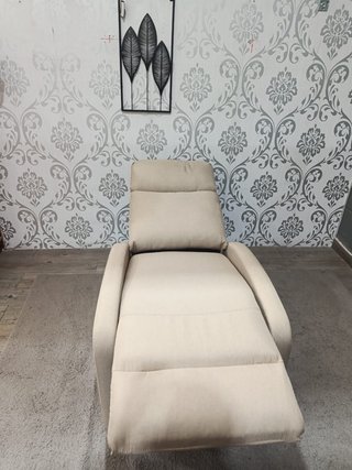 Sillón Reclinable 1 Plaza Beige