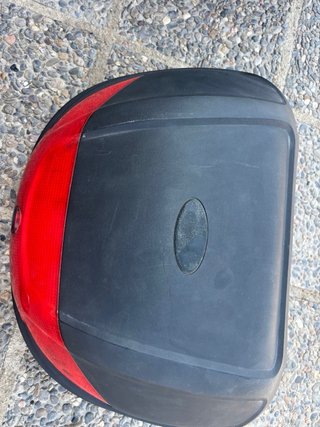 Cofre Moto Grande 2 Cascos Negro