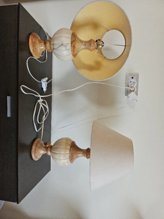 Lámparas de mesa de mármol