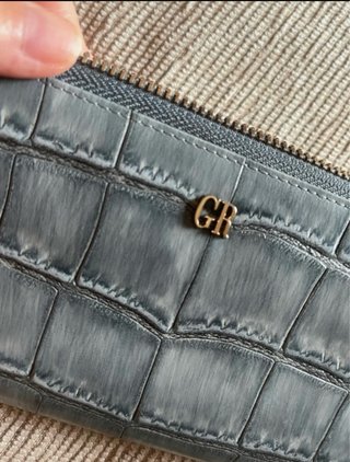 Cartera George Rech piel gris
