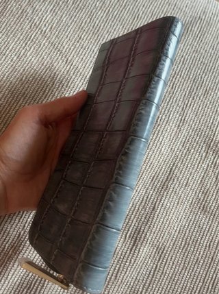 Cartera George Rech piel gris