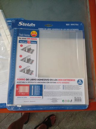 Forros Adhesivos Stelan para Libros (5 Unidades)