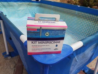 Piscina Desmontable Intex Azul y Blanca