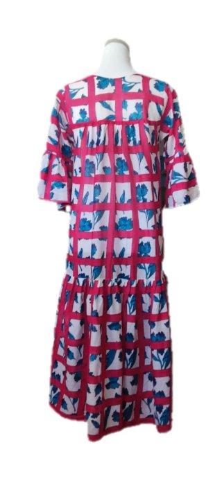 Vestito donna lungo fantasia quadri