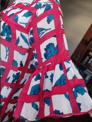 Vestito donna lungo fantasia quadri