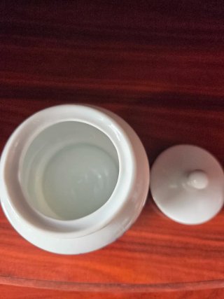 Juego café vintage porcelana San Claudio azul. 8