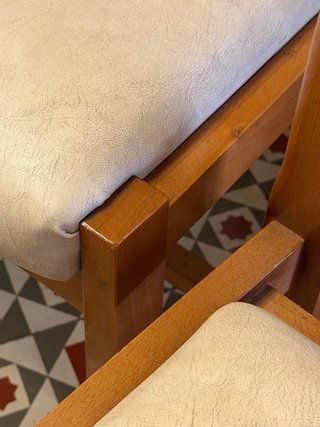 Juego 6 Sillas Comedor Madera Vintage