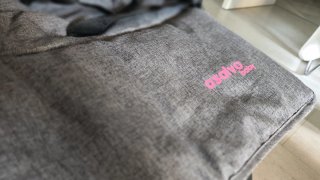 Silla de paseo ligera Asalvo Mombi gris y rosa