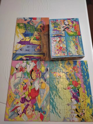 Puzzles iniciación. Desde 6 hasta 50 piezas.