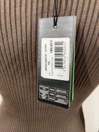 Vestido Guess marrón manga 3/4