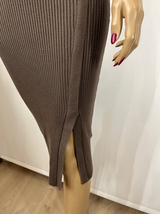 Vestido Guess marrón manga 3/4