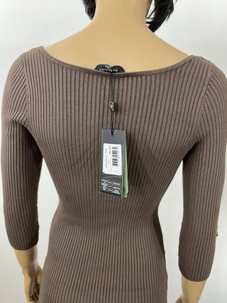 Vestido Guess marrón manga 3/4
